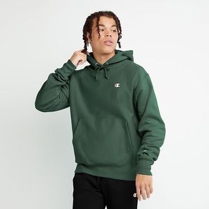 Zip Hoodie Dark Green Mens Champion Hoodie Champion Shirts